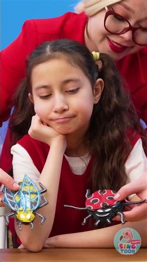🐝 Buzzing Around: Discovering Bees & Ladybugs! 🐞✨ #Shorts #Kids