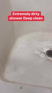 This was a very satisfying cleaning transformation. (Tools and products used: Cleaner - Bar Keepers Friend MORE / Scrubber - Ryobi Power Scrubber / Razor blade scraper) | Clean That Up