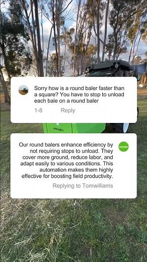 Meet the Game-Changing Round Baler: No Stops Needed!