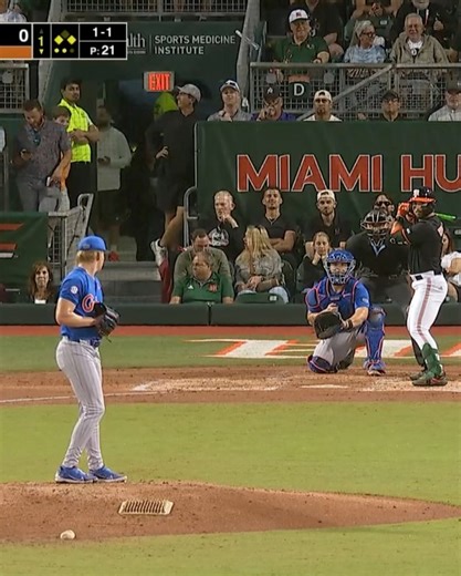 Miami Hurricanes Baseball on Reels