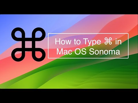 How to Type the Apple Command Symbol