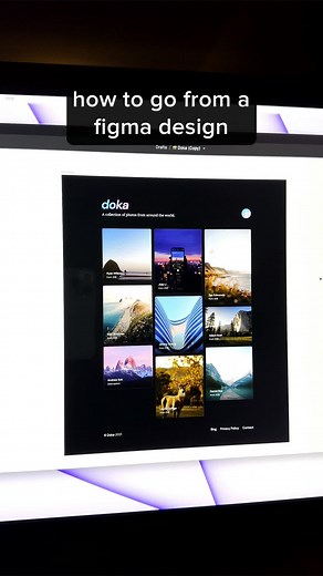 Go from a Figma design to a real website in seconds with Framer #learnontiktok #webdesign #ui #websitedesign