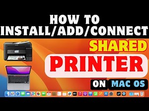 how to add shared printer in Mac OS | MacBook 2024
