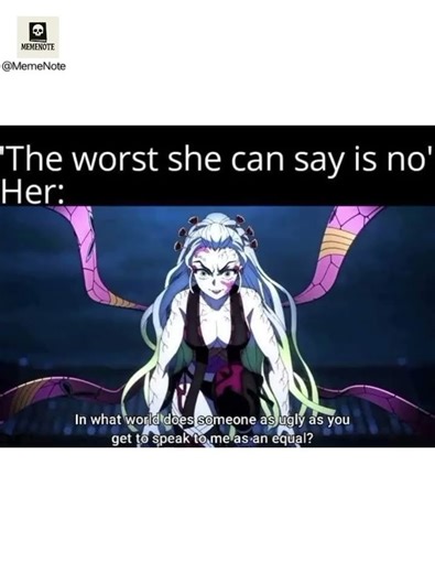 Anime funny memes 😂 # daki #demonslayer #dattebayo