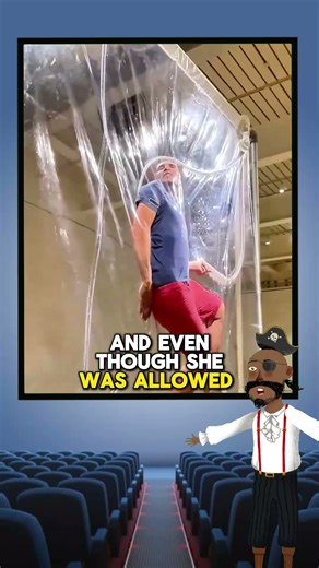 🔴This Woman Is Sealed in Vacuum Plastic and Still Has to Stay Completely Still?! 😳