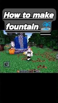 how to make fountain in Minecraft #minecraftrecipies #minecraftbuilding #shoerts #gaming #minecraft