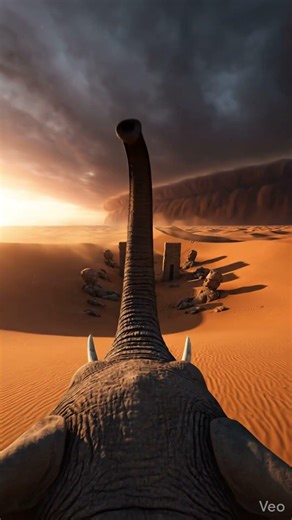 Elephant POV: Ancient Temple Revealed Beneath Sahara Sandstorm!