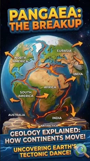 How Pangaea Broke Apart: The Supercontinent Explained #history #earthscience #india#continentalcrust