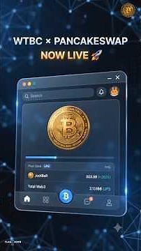 🚀 WTBC IS NOW LIVE ON PANCAKESWAP! 🚀🎉 A new milestone for the Trust Bitcoin Ecosystem!