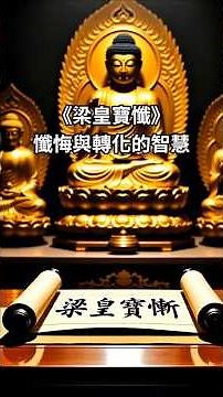 佛教文化冷知識《梁皇寶懺》懺悔與轉化的智慧 #懺悔 #佛教 #梁皇寶懺 #超度 #心靈成長