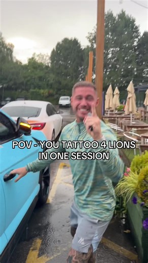 Lion Leg Tattoo: Completing the Family Design