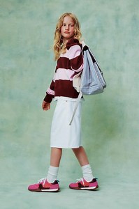 STRIPED SCHOOL SATCHEL
