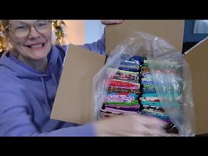 Missouri Star Quilt Company Mystery Box | End of Bolt Surprise Box by Robert Kaufman |Fabric Haul