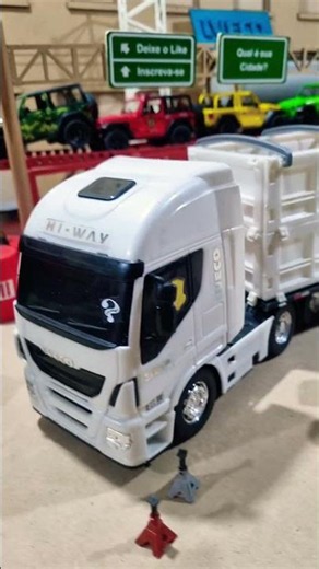 Rodotrem curto usual Brinquedos Iveco Hi-Way Parte 2 #caminhão #copadomundo #seleçãobrasileira