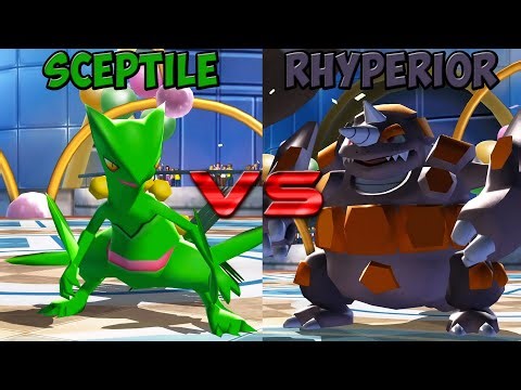 Pokemon battle revolution - Sceptile vs Rhyperior