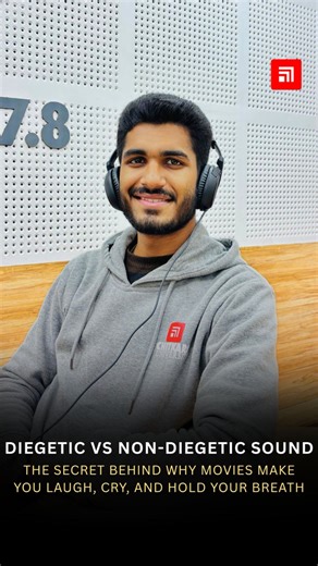 The Hidden Power of Diegetic and Non-Diegetic Sound in Films Ever wondered why a simple scene can make you feel tense, calm, or emotional—without a single dramatic moment? The secret lies in sound. Diegetic sounds build the world you see, while non-diegetic sounds shape what you feel. Together, they guide emotion, create tension, and turn ordinary scenes into cinematic experiences. At Chitkara Media School, students learn how sound design, storytelling, and psychology come together to create pow