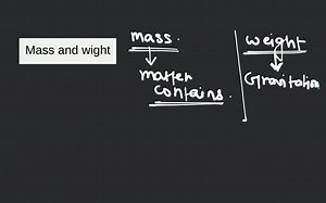 Mass and wight... | Filo