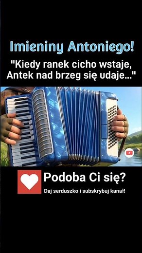 Dziś imieniny ANTKA! 🎉 Wyślij mu tę wesołą piosenkę! 🎣 #imieniny #biesiada #polskamuzyka #polskifolk
