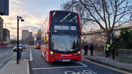 3 days left | Here is SLNs 12369 / YX16OGH working a 472 to Abbey Wood departing Plumstead Bus Garage #foryou #fyp #viral #buses #bus