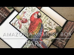 Stamperia’s Amazonia Memory Box Part 7: Slider Wallet Tutorial