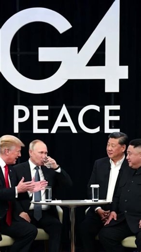Historic G4 Meeting at Peace Summit 2025 #RealisticReel #SummitFootage #GlobalScene #TrendingVideo