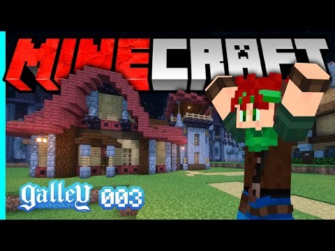 Explorando novas áreas do MAPA - Jogando Minecraft Survival - GALLEY RP - ASKALON