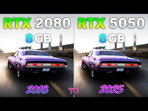 RTX 5050 vs RTX 2080 - 7 Years Difference