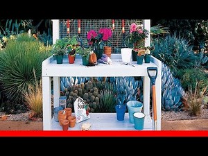8 Free Potting Bench Plans 🛋️