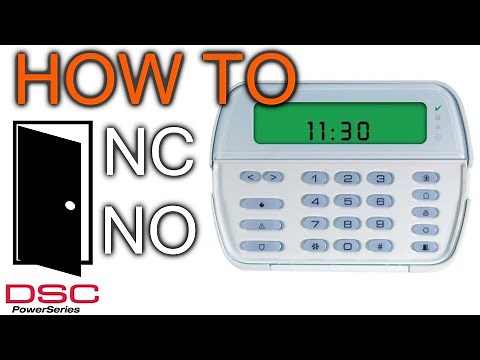 How to set Normally Open or Normally Close on DSC Power Series