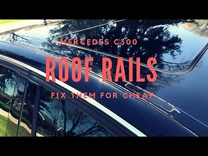 Mercedes c300 - Repair roof trim - Extra cheap option