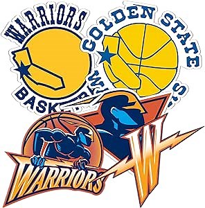 Desert Cactus Golden State Warriors Sticker NBA Officially Licensed Vinyl Decal Laptop Water Bottle Car Scrapbook Sheet (Vintage Sheet)