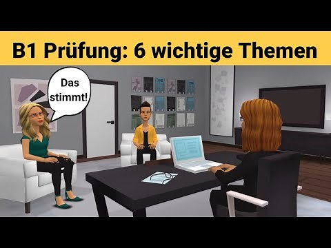 Oral exam German B1 | Planning something together/dialogue | 6 important topics | speak part 3