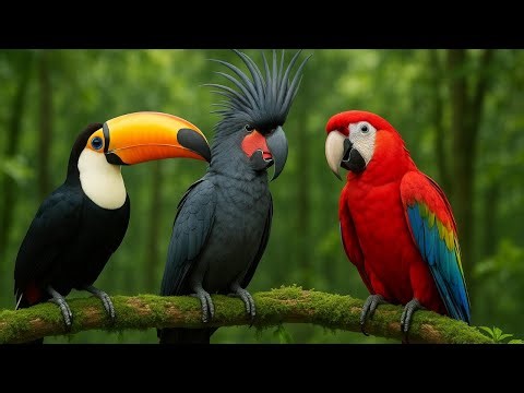 Nice Bird Sounds for Sleep & Relaxation | Tropical Nature Ambience