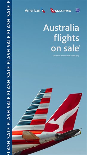 Your next trip? Australia. Your ticket? On sale through May 15 🧳✈️ | American Airlines