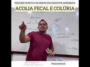 PACIENTE COM HEPATITE APRESENTA ACOLIA FECAL E COLÚRIA POR ESSE MOTIVO