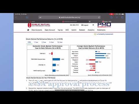 e-SA approval via PMO Public Mutual