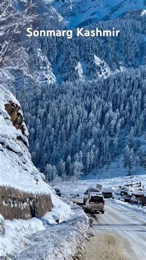 Snowfall in Kashmir 2026🔥😮#mountains #pahalgam #glacier #thajiwasglacier #jannatkashmir #kashmir