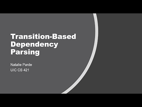 Transition-Based Dependency Parsing
