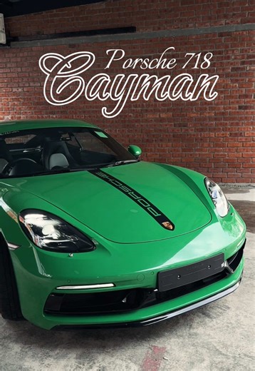 ➕ Porsche 718 Cayman 2.0 — Phyton Green Year 2022 | UK Spec | Unreg — RM 4XX,XXX •Black/Crayon 2 Tones Leather Seat,14 Ways Power Memory Seats, Sport Chrono, Sport Exhaust, PDLS Plus With LED Headlamps, Reverse Camera, Sport Design Package, BOSE. Rear Apron Painted, Tinted LED Tail Lights, 20