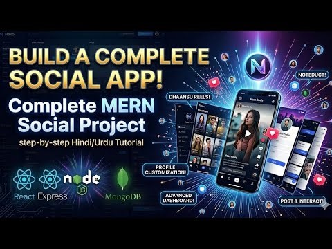 Build a Full-Stack Social Media App with MERN | Nexo Project + Source Code 2026