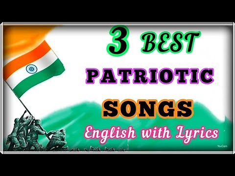 Independence day songs | Patriotic Songs For Children and students| English with lyrics | poems