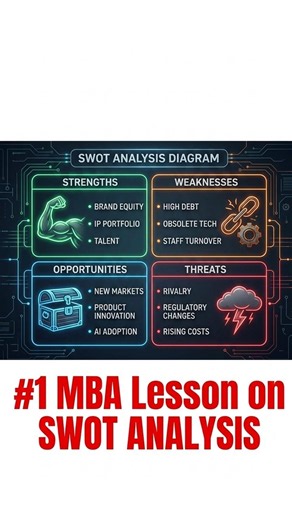 The #1 MBA Lesson for SWOT Analysis