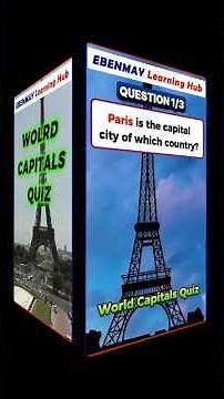 Only Smart Learners Can Ace This Geography Quiz! 🔥 | World Capitals Quiz