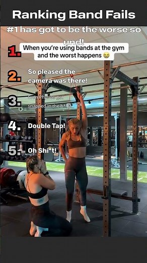 Painful Gym Wedgie: Resistance Band Fail Ranking #gymfails