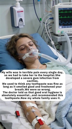 My wife was in terrible pain every single day, so we had to take her to the hospital.She developed a severe gum infection from cavities. We used to think any toothpaste was fine as long as it smelled good and freshened your breath.We were so wrong. The doctor told us that good oral hygiene is absolutely essential…and recommended this toothpaste.Now my whole family uses it.#teeth #oralcare #comprehensiveteethprotection #freshbreath #whiteteeth