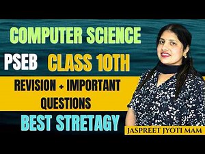 PSEB CLASS 10TH COMPUTER SCIENCE IMPORTANT QUESTIONS REVISION