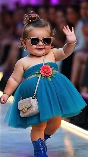 Princess Baby Model | Trendy Kids Runway Look👗💖 | Cute Kids Fashion #BabyFashion #KidsFashion
