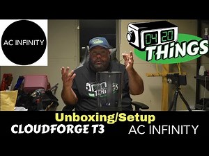 AC infinity CLOUDFORGE T3 humidifier unboxing and setup