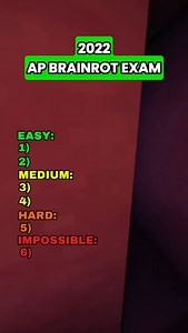 Ap brainrot exam #viralreels #quizgame #brainrotquiz #brainrottest #brainteaser | Quizzymindset