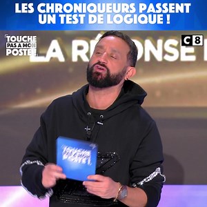 “Seul 37% des Français ont réussi à répondre à cette question” Les chroniqueurs passent un test de logique en direct dans #TPMP ! | Tout Beau Tout N9uf